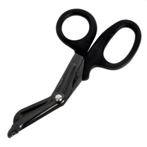 Ever Ready First Aid Autoclavable Titanium Bonded Bandage Shears 7 1/4" Bent - Olive Drab Green - 1 Pack - Image 6