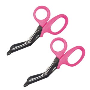 Ever Ready First Aid Autoclavable Titanium Bonded Bandage Shears 7 1/4" Bent - Olive Drab Green - 1 Pack - Image 16