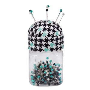 SINGER ProSeries Sewing Tool Kit, Includes Scissors, Tracing Wheel, Tape Measure, and Pins in Jar with Pin Cushion, 4 Pieces - Image 3