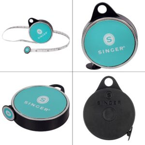 SINGER ProSeries Sewing Tool Kit, Includes Scissors, Tracing Wheel, Tape Measure, and Pins in Jar with Pin Cushion, 4 Pieces - Image 9