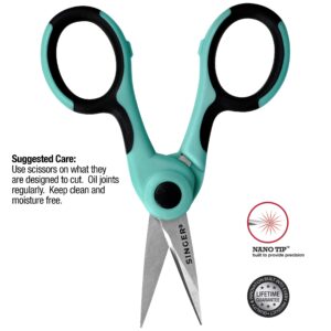 SINGER ProSeries Sewing Tool Kit, Includes Scissors, Tracing Wheel, Tape Measure, and Pins in Jar with Pin Cushion, 4 Pieces - Image 10