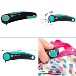 SINGER ProSeries Sewing Tool Kit, Includes Scissors, Tracing Wheel, Tape Measure, and Pins in Jar with Pin Cushion, 4 Pieces - Image 13