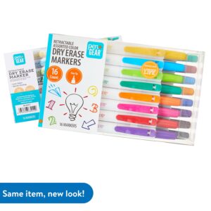 Pen+Gear Retractable Dry Erase Markers, Fine Tip, Assorted Colors, 16 Count - Image 4