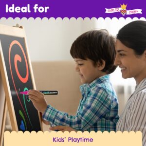 Chalky Crown - Bold Chalk Markers - Dry Erase Marker Pens - Reversible Tip - 8 Pack, 6 mm - Image 13