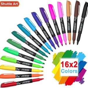 Dry Erase Markers, Shuttle Art 16 Colors Whiteboard Markers,Fine Tip Dry Erase Markers,Perfect For Writing on Whiteboards, Dry-Erase Boards, Mirrors, Calender - Image 8