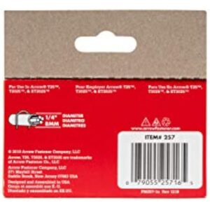 Arrow 257 Heavy Duty Round Crown T25 Staples, 7/16" - Image 5