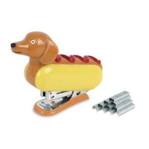 YOBRO Mini Stapler Novelty Hotdog Desktop Stapler with 1000PCS Staples 12 Sheets Capacity Stationery Animal Stapler for Home Office Gift - Image 1