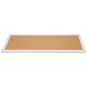 Juvale Cork Bulletin Board - 10 x 24 inch with White Frame, Decorative Rectangle Hanging Pin Board for Office, Bedroom, Home Decor, Message - Image 10