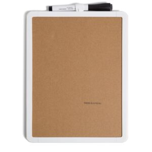 U Brands 8.5" x 11" Contempo Magnetic Dry Erase Whiteboard, White Frame - Image 3