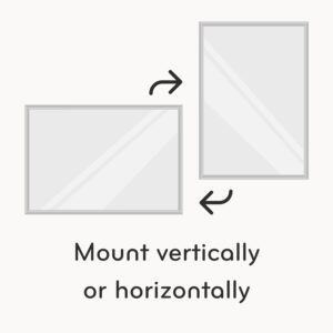 U Brands 8.5" x 11" Contempo Magnetic Dry Erase Whiteboard, White Frame - Image 6