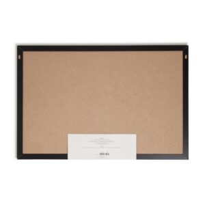 U Brands 30 x 20 in. Magnetic Dry Erase Calendar Planner Combo Board, Black Wood Style Frame - Image 8