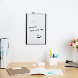 Pen+Gear Magnetic Dry Erase Whiteboard, Black, 11” x 17” - Image 6