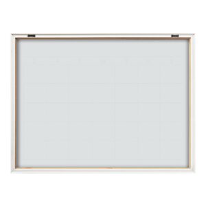 Kate and Laurel Blake Month Framed Printed Glass Dry Erase Board by The Creative Bunch Studio, 18x24 Natural, Monthly Calendar Printed Glass Wall Organizer - Image 4