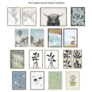 Kate and Laurel Blake Month Framed Printed Glass Dry Erase Board by The Creative Bunch Studio, 18x24 Natural, Monthly Calendar Printed Glass Wall Organizer - Image 8