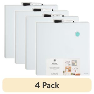 U Brands 14 x 14 in. Magnetic Tile Dry Erase Whiteboard, White - Image 8