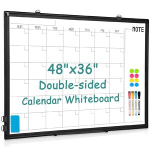Magnetic Whiteboard, Double-Sided White Board Dry Erase Board 24 x 18 Inch, Black Aluminum Frame Wall Mounted Board for Office Home - Image 17