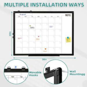 Magnetic Whiteboard, Double-Sided White Board Dry Erase Board 24 x 18 Inch, Black Aluminum Frame Wall Mounted Board for Office Home - Image 19