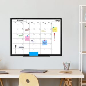 Magnetic Whiteboard, Double-Sided White Board Dry Erase Board 24 x 18 Inch, Black Aluminum Frame Wall Mounted Board for Office Home - Image 23