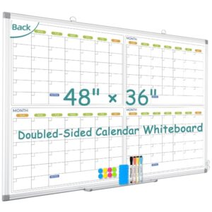 Magnetic Whiteboard, Double-Sided White Board Dry Erase Board 24 x 18 Inch, Black Aluminum Frame Wall Mounted Board for Office Home - Image 31
