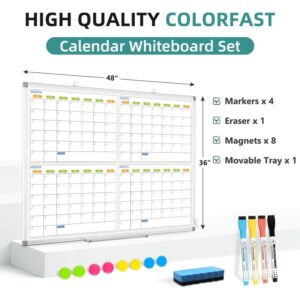 Magnetic Whiteboard, Double-Sided White Board Dry Erase Board 24 x 18 Inch, Black Aluminum Frame Wall Mounted Board for Office Home - Image 32